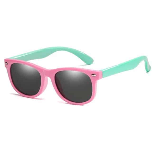 Classic Flexi Sunglasses - Pink & Aqua | Eagle Eyes Kid's Sunglasses