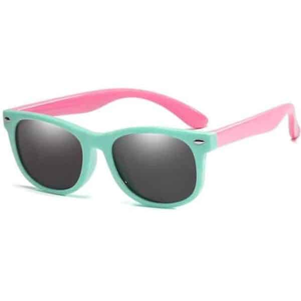 Kids Flexi Sunglasses - Classic - Aqua and Pink - Kids sunglasses for girls - Toddler Sunglasses NZ