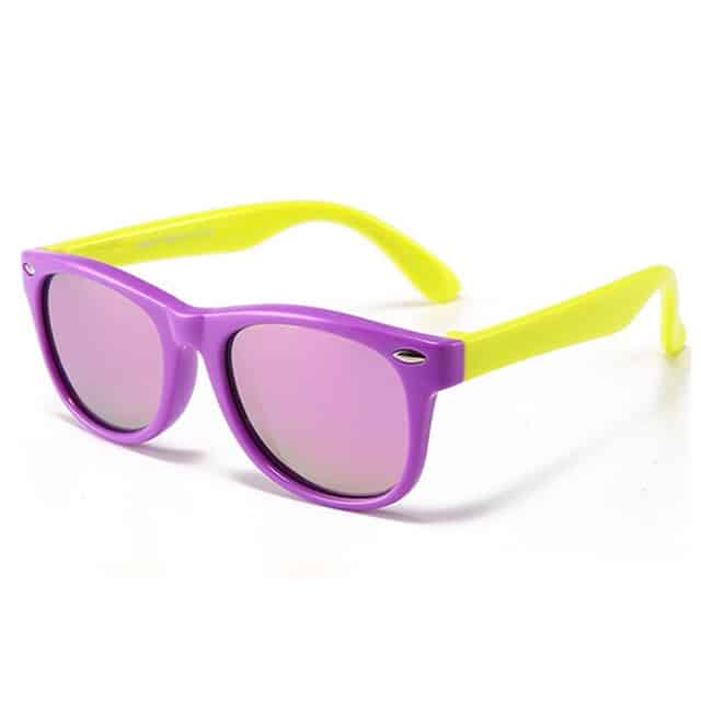 Classic Flexi Sunglasses - Purple & Yellow with Purple (Special | Eagle ...