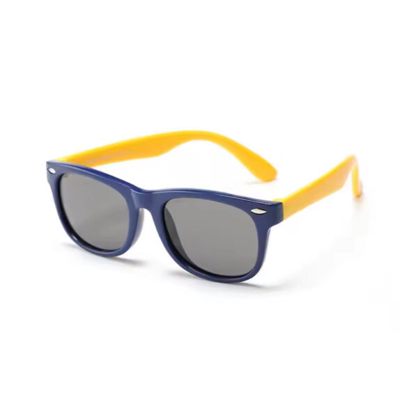 Classic Flexi Sunglasses - Dark Blue & Yellow
